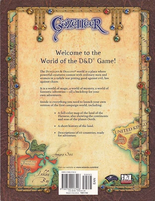 Dungeons & Dragons 3.0 - Gazetteer (Genbrug)